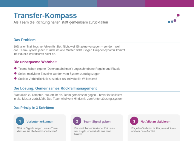 Team Transfer-Champions werden